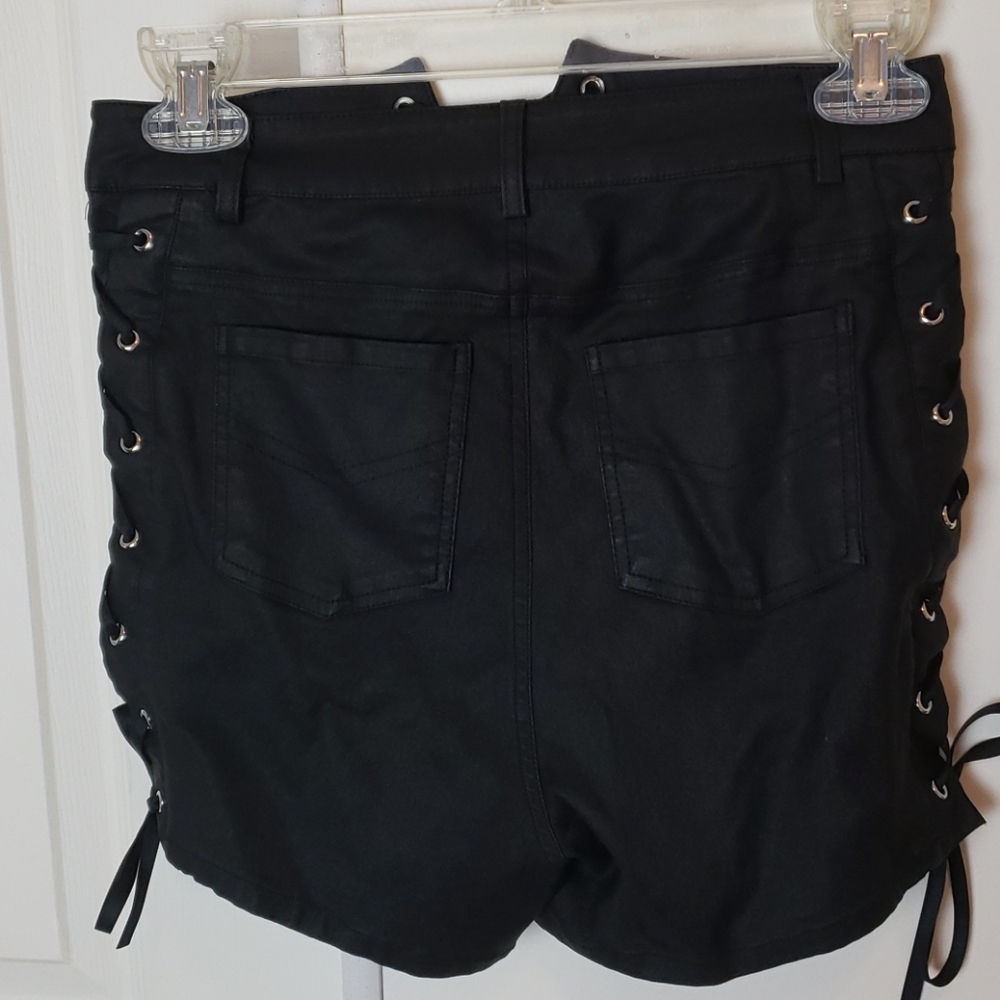 Fashion Nova high waisted black shorts. - Picture 3 of 4